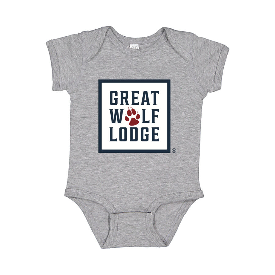 Great Wolf Lodge Baby Romper Onesie - Gray