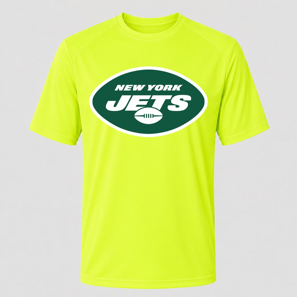 Men's New York Jets Performance T-Shirt - Safety Green