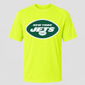 Men's New York Jets Performance T-Shirt - Safety Green