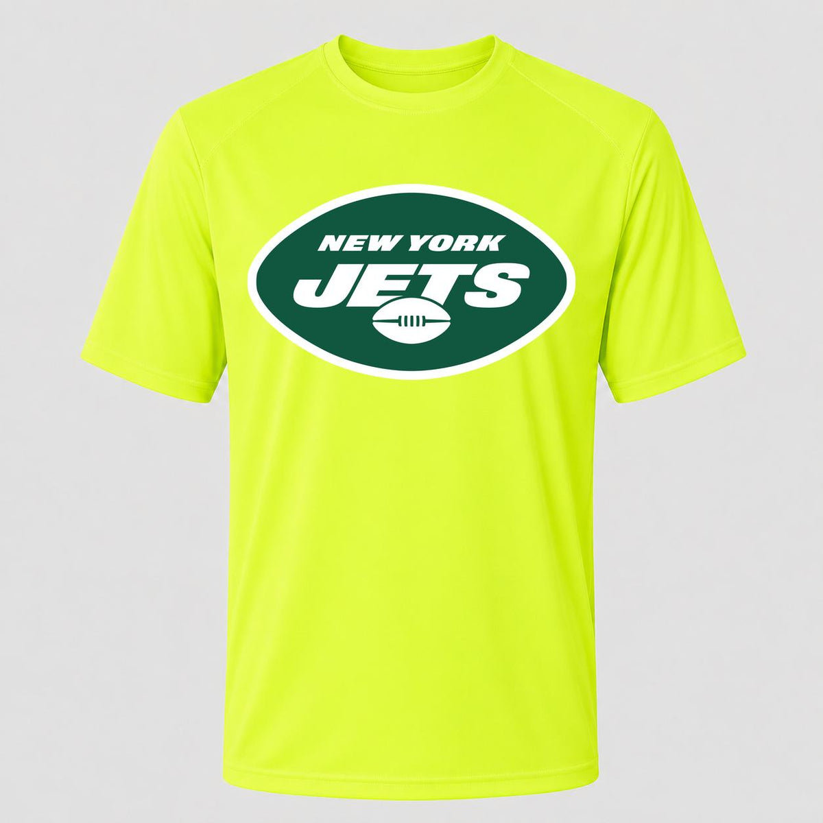 Men's New York Jets Performance T-Shirt - Safety Green