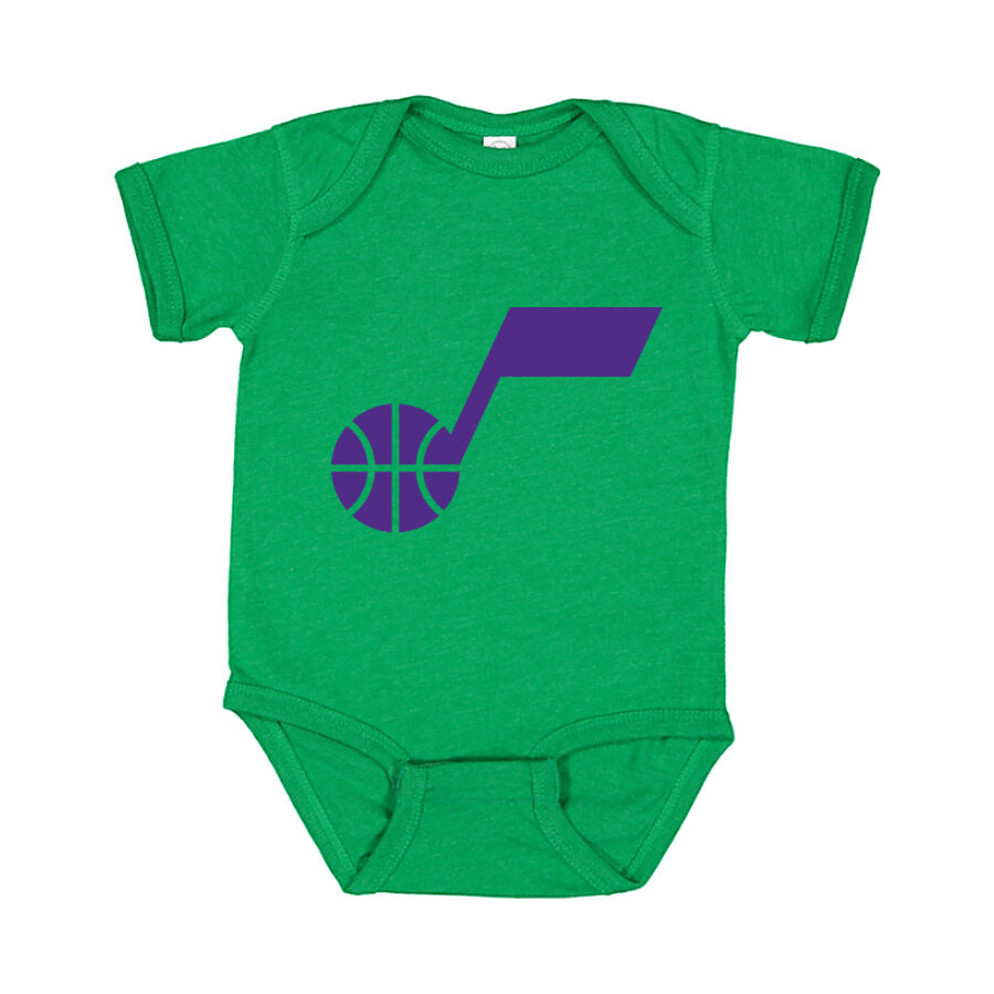 Utah Jazz Baby Romper Onesie - Green