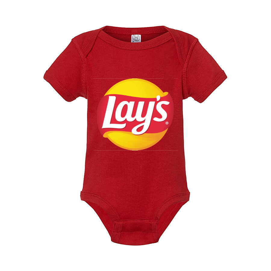 Lay's Baby Romper Onesie - Red