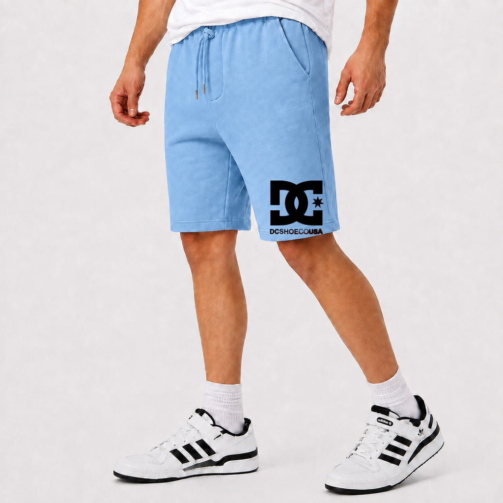 Men's DC Cotton Shorts - Sky Blue