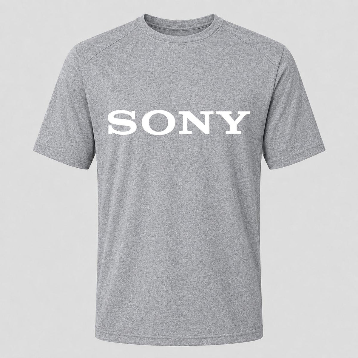 Men's Sony White Performance T-Shirt - Gray
