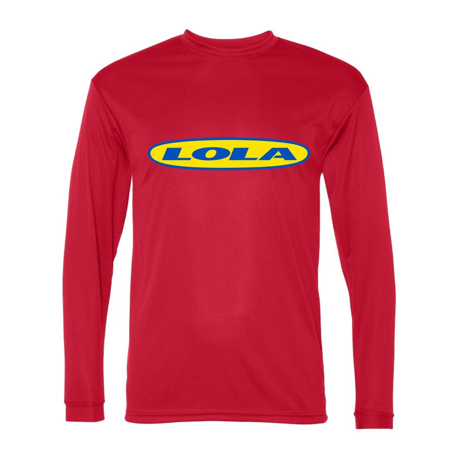 Men's Lola Polyester Long Sleeve T-Shirt - Red