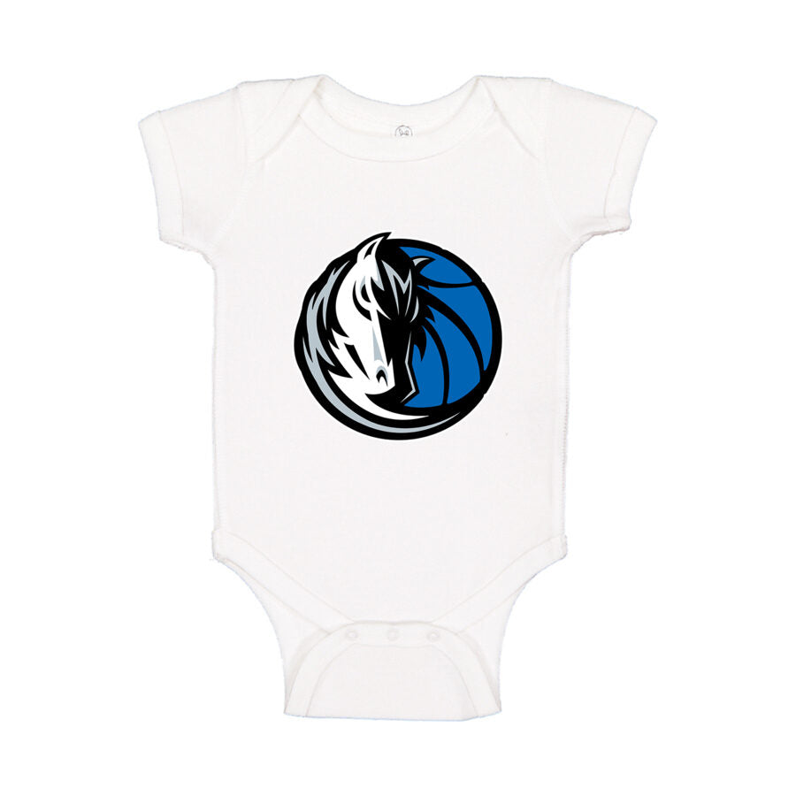 Dallas Mavericks Baby Romper Onesie - White