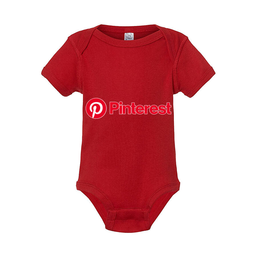 Pinterest Baby Romper Onesie - Red
