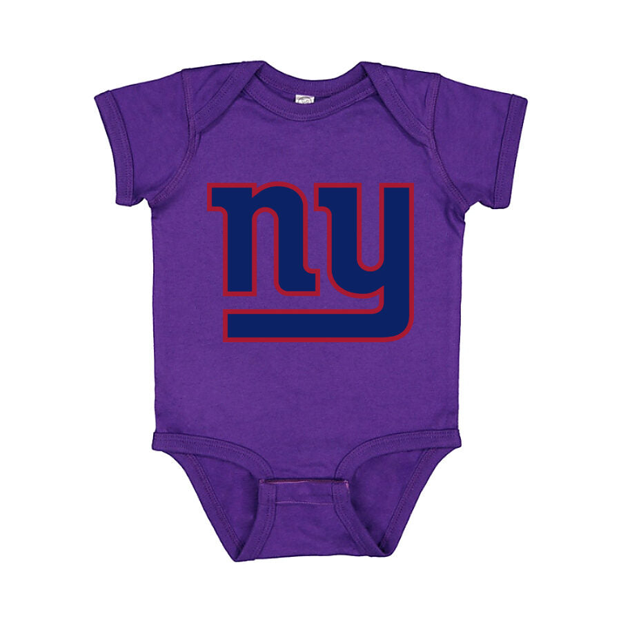 New York Giants Baby Romper Onesie - Purple