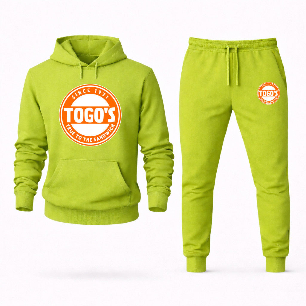Togo's Hoodie and Joggers Set - Lime Green