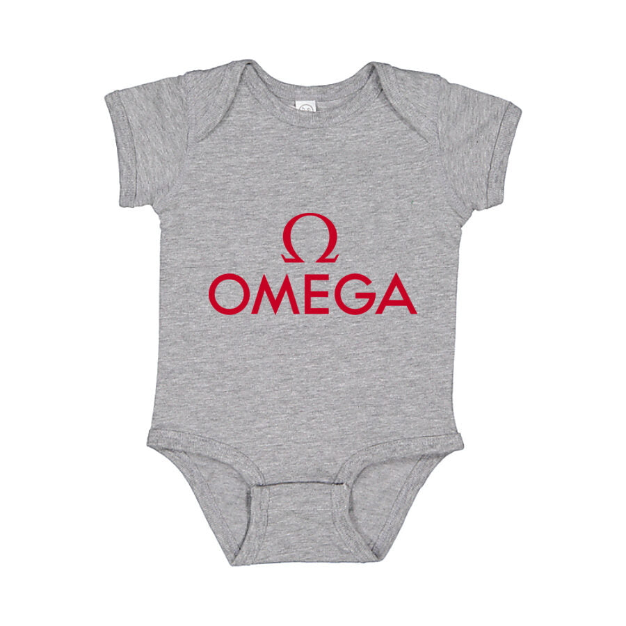 Omega Baby Romper Onesie - Gray