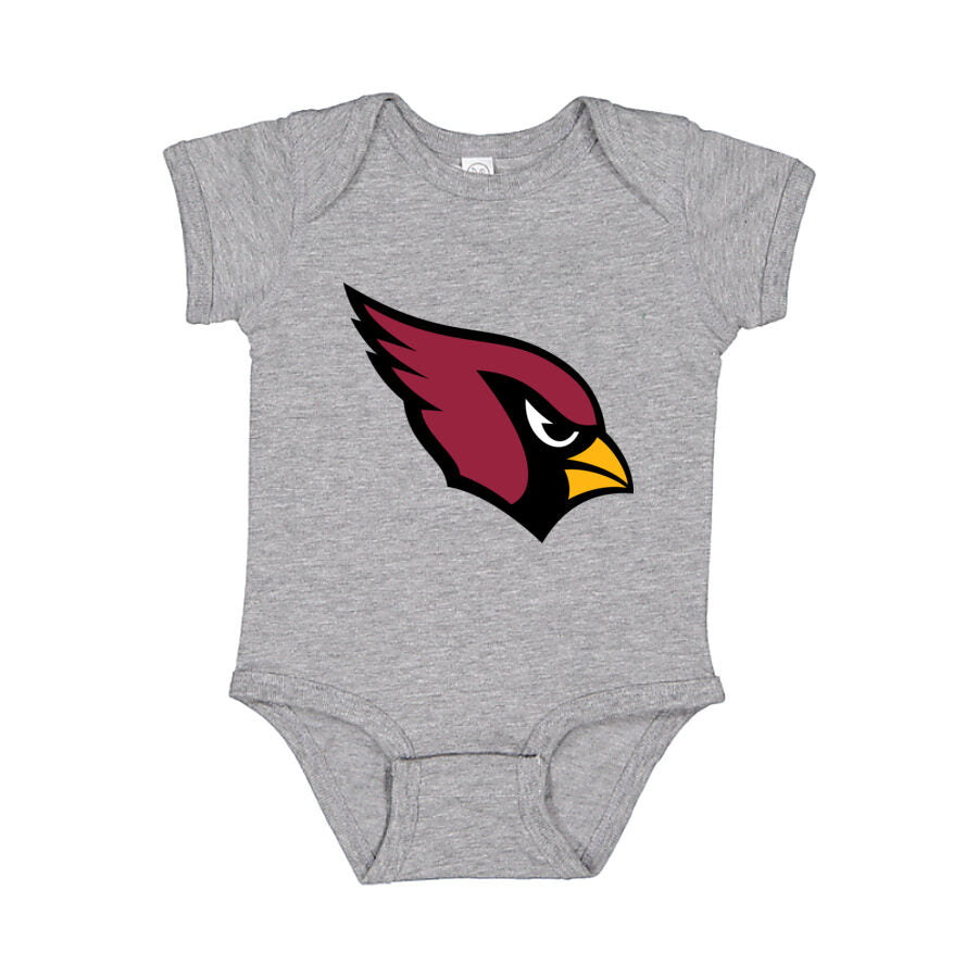Arizona Cardinals Baby Romper Onesie - Gray