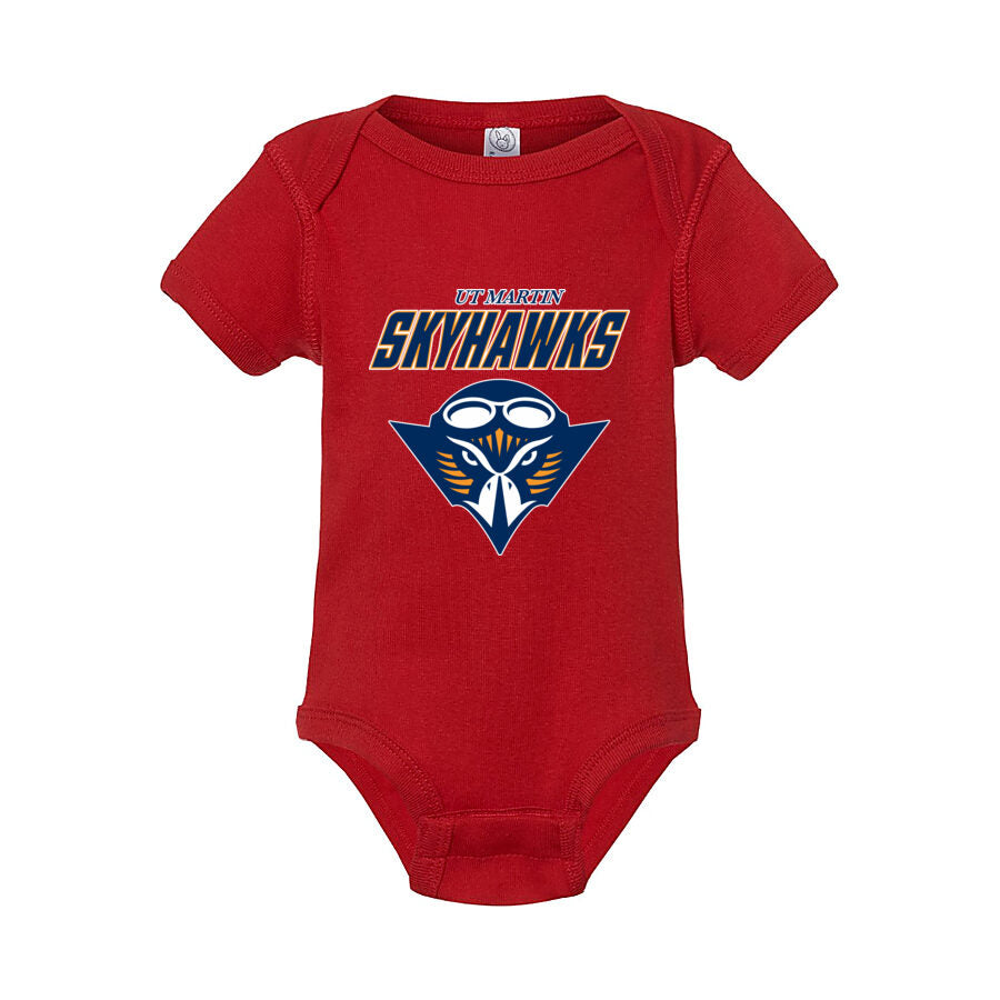 Tennessee Martin Skyhawks Baby Romper Onesie - Red