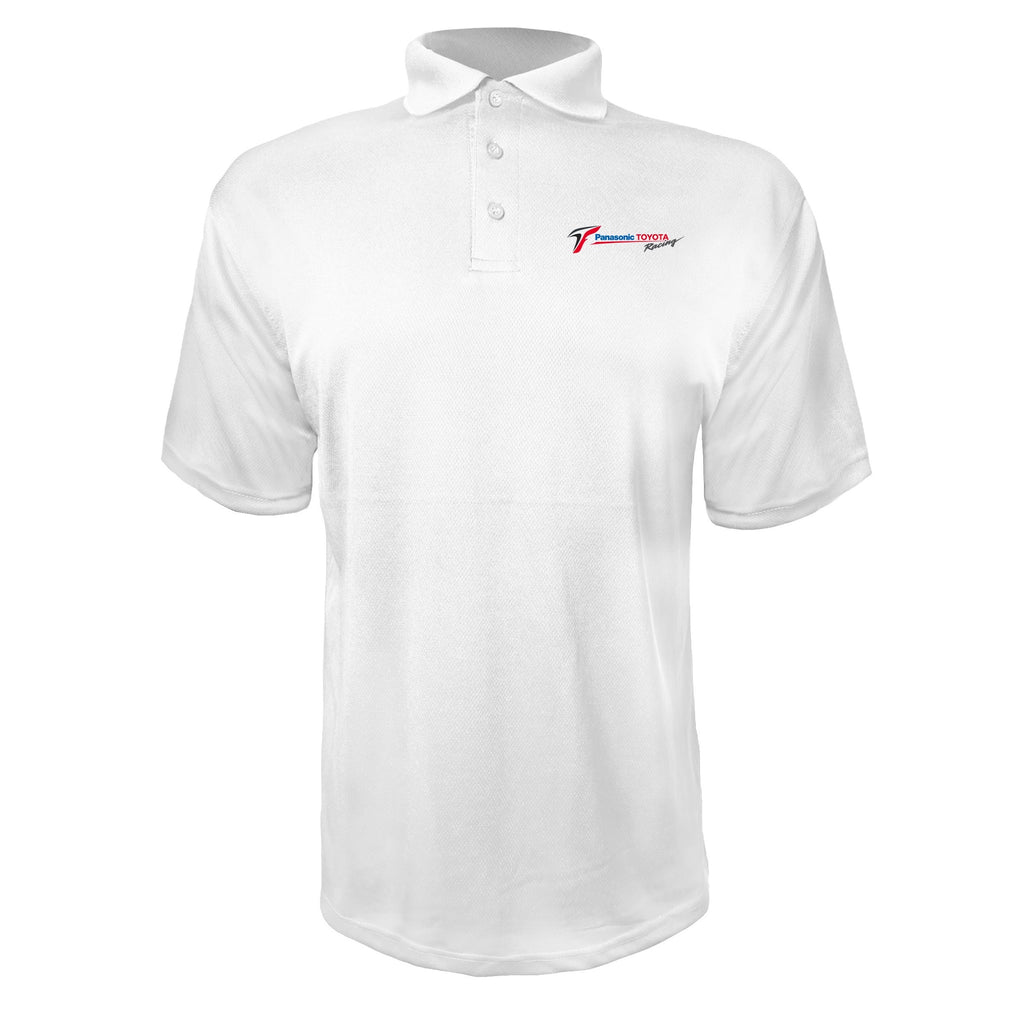 Panasonic Toyota Racing White polyester polo