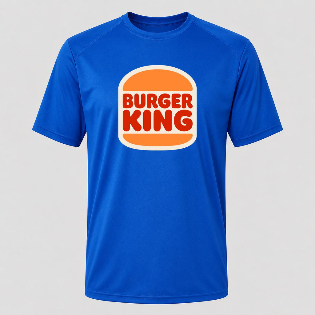 Men's Burger King Performance T-Shirt - Royal Blue
