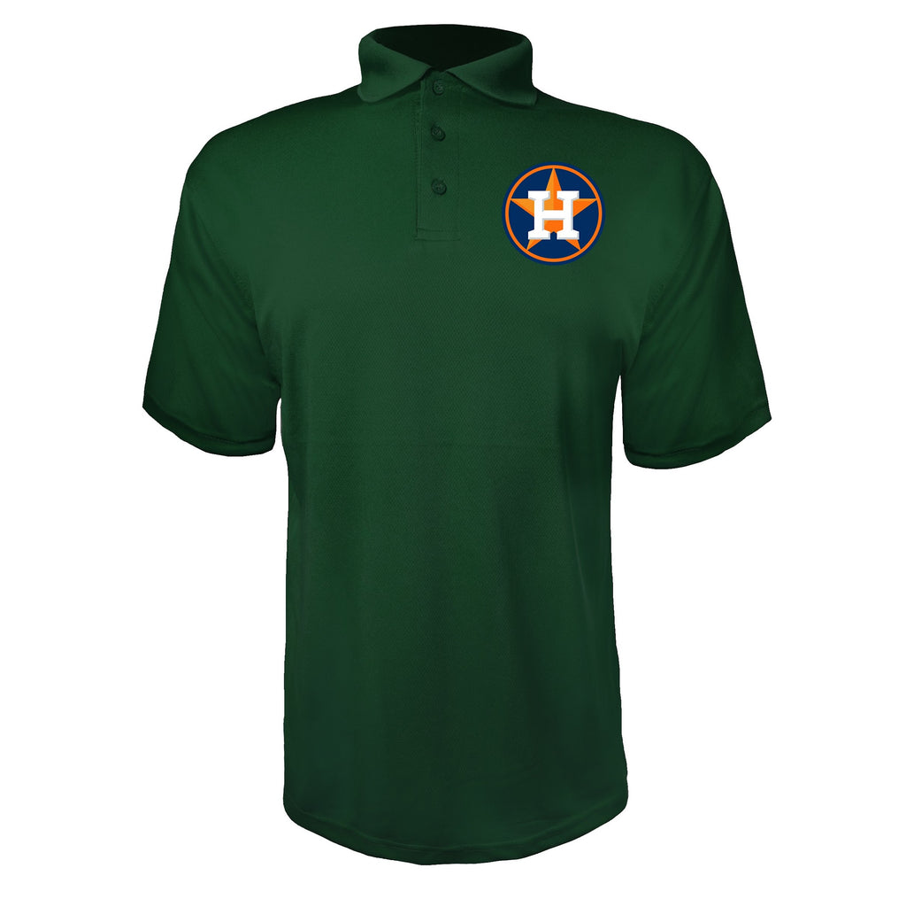 Houston Astros Green polyester polo