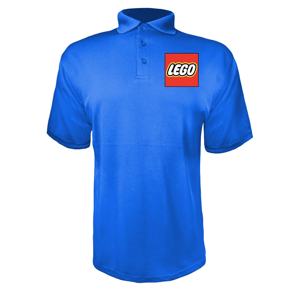 LEGO men's polyester polo in Blue