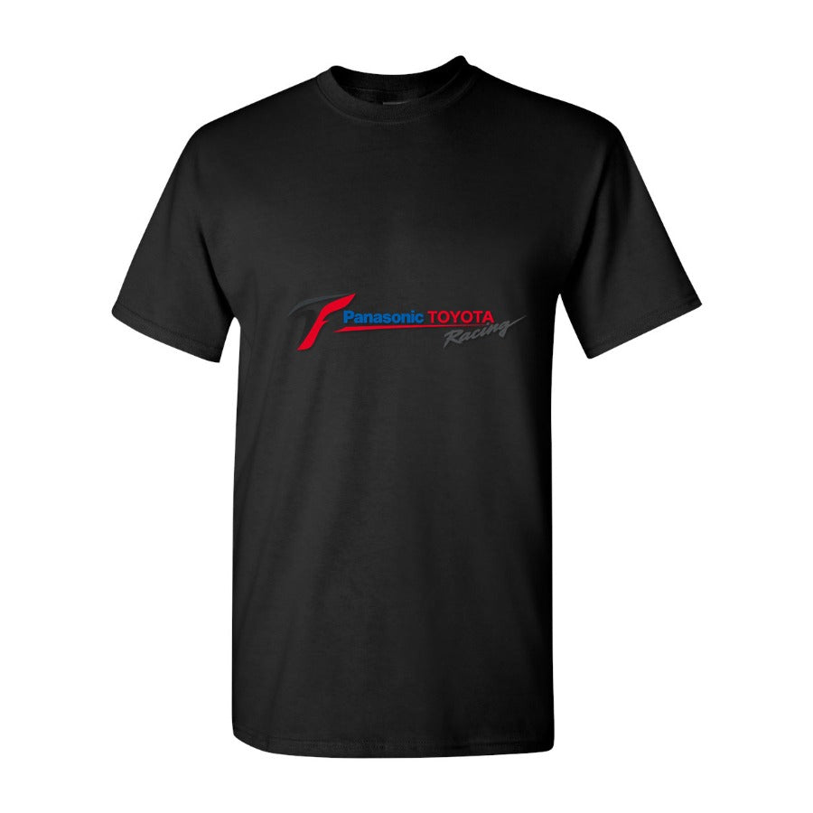 Men's Panasonic Toyota Racing Cotton T-Shirt - Black