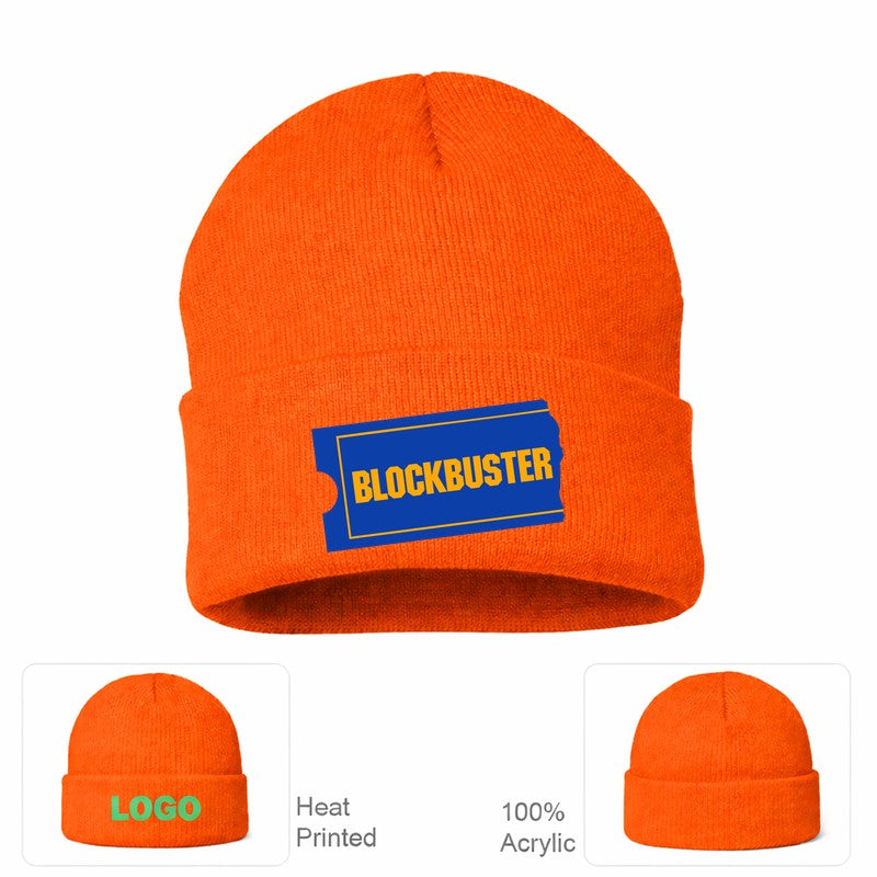 Blockbuster Beanie Hat - Orange