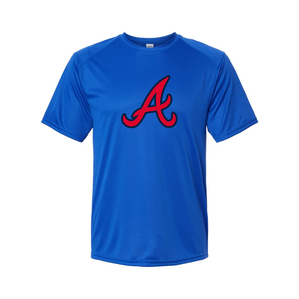 Atlanta Braves Polyester T-Shirt - Royal Blue