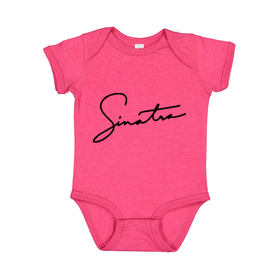 Frank Sinatra Baby Romper Onesie - Pink