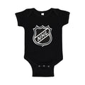 NHL Shield Baby Romper Onesie - Black