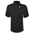 Caltex men's polyester polo in Black