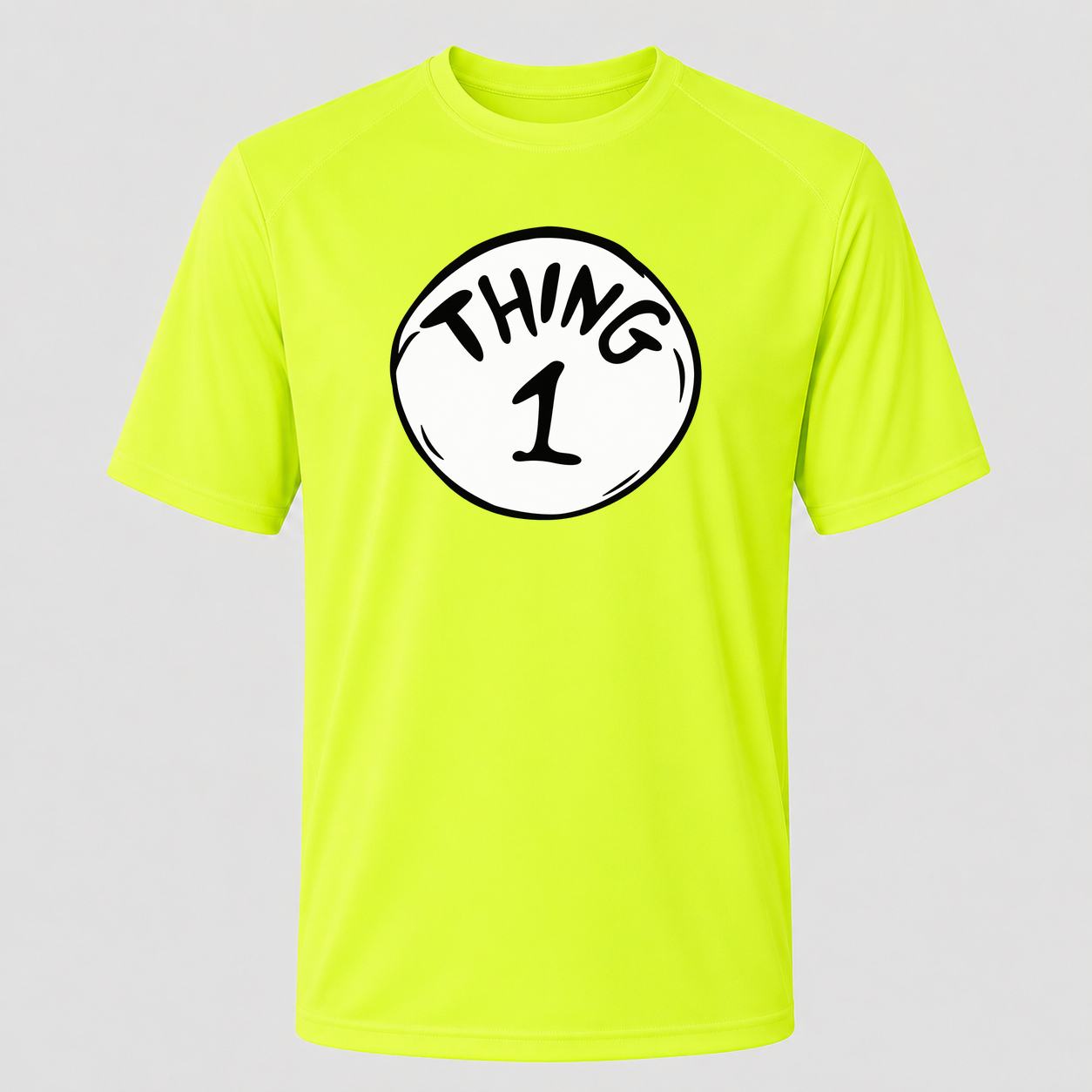 Men's Dr. Seuss Thing 1 Performance T-Shirt - Safety Green