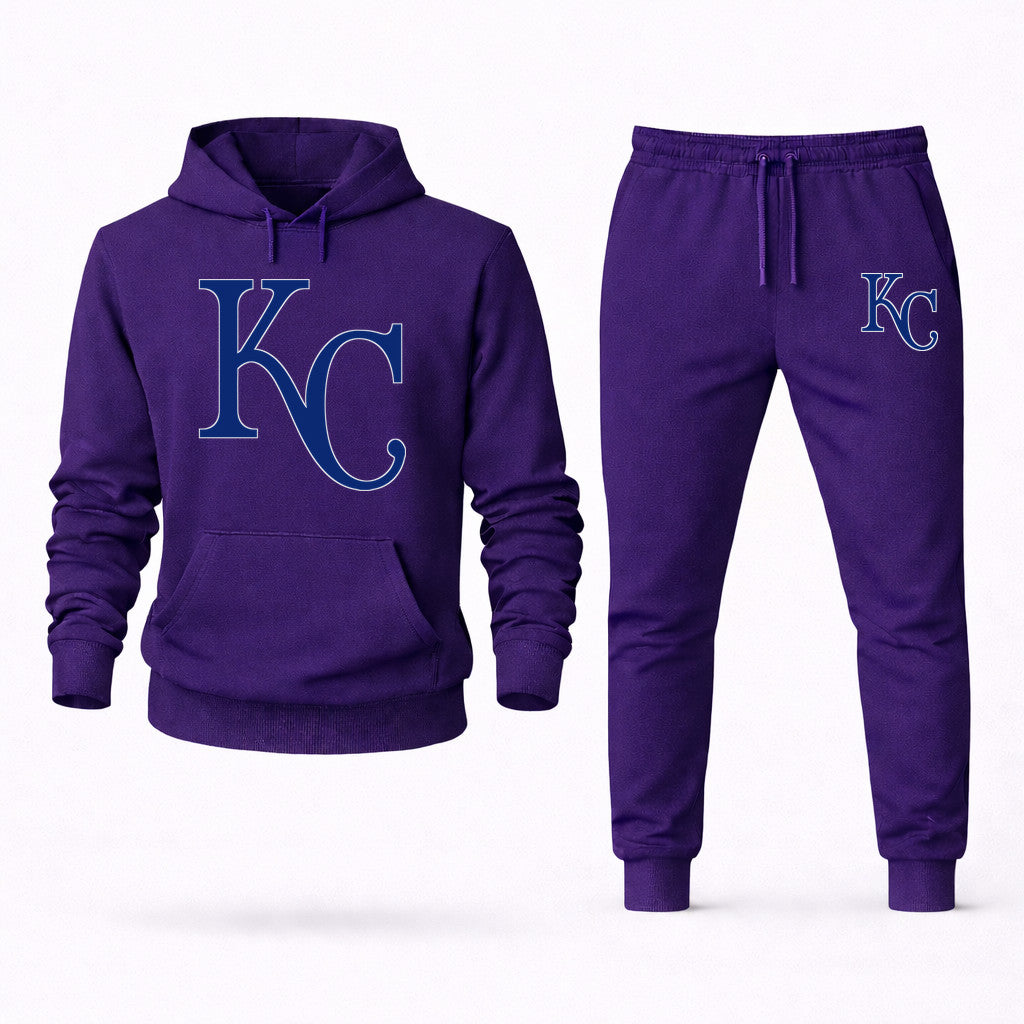 Kansas City Royals Hoodie and Joggers Set - Purple