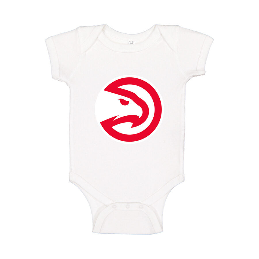 Atlanta Hawks Baby Romper Onesie - White
