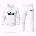 Fallout Black Hoodie and Joggers Set - White