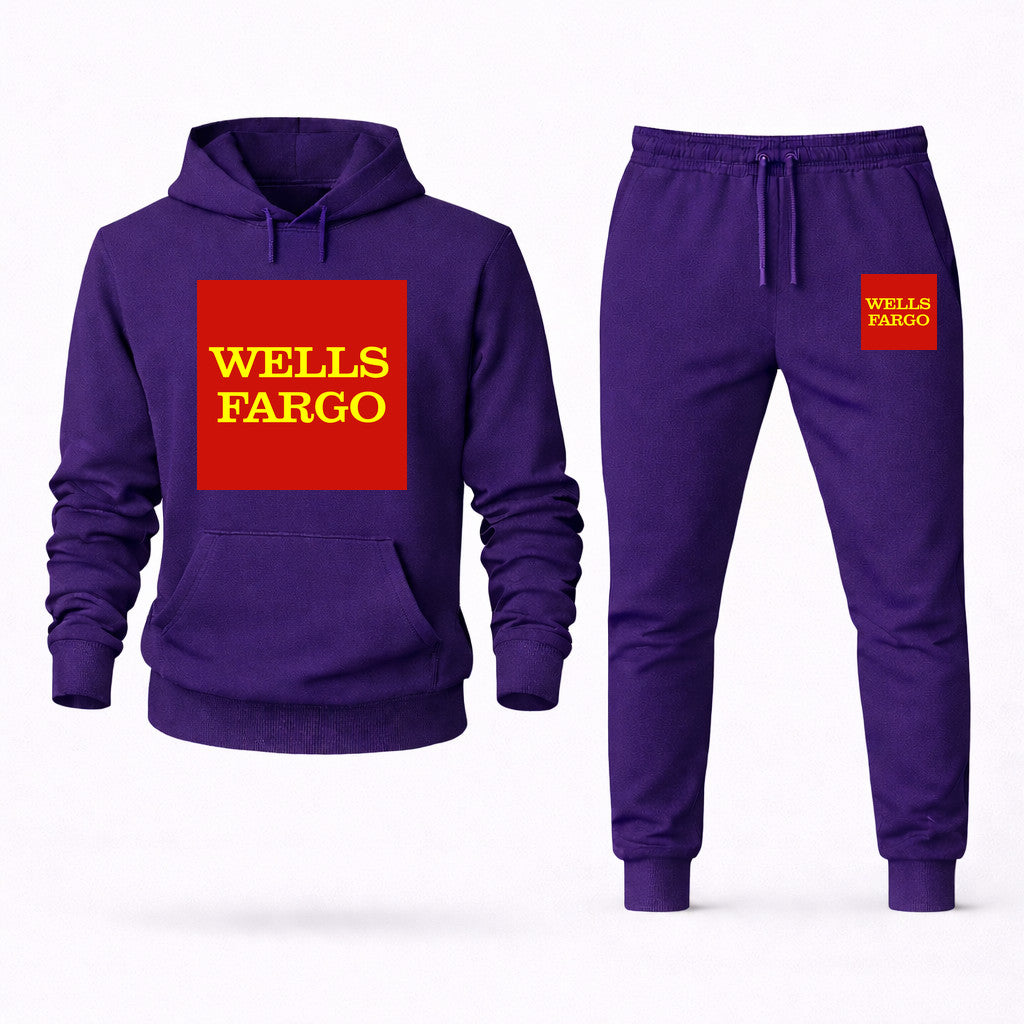 Wells Fargo Hoodie and Joggers Set - Purple
