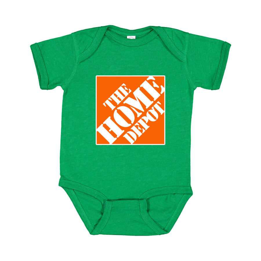 The Home Depot Baby Romper Onesie - Green