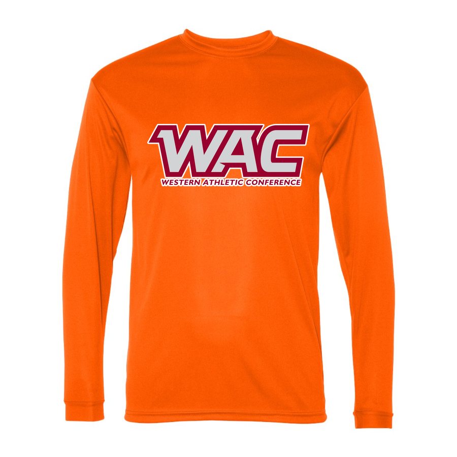 Men's Western Athletic Conference Alternate Polyester Long Sleeve T-Shirt - Safety Orange