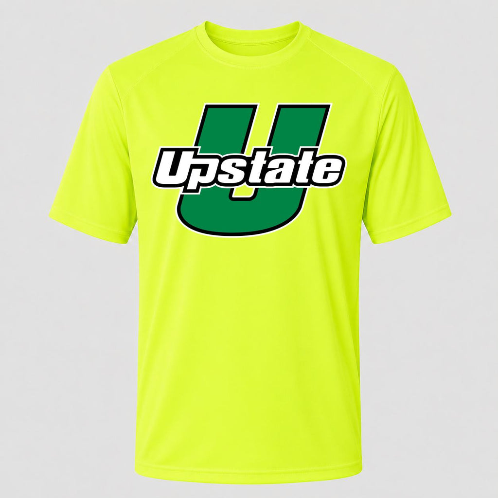 Men's USC Upstate Spartans Performance T-Shirt - Safety Green