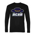 Men's UCSB Gauchos Polyester Long Sleeve T-Shirt - Black