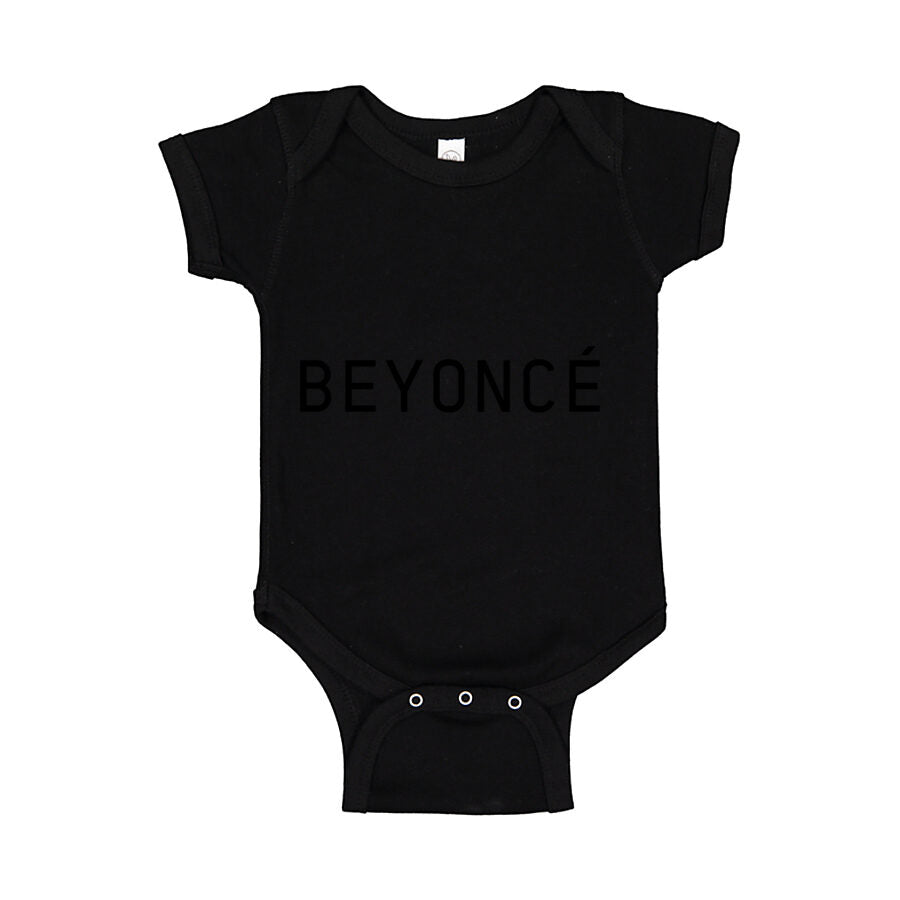 Beyoncé Baby Romper Onesie - Black