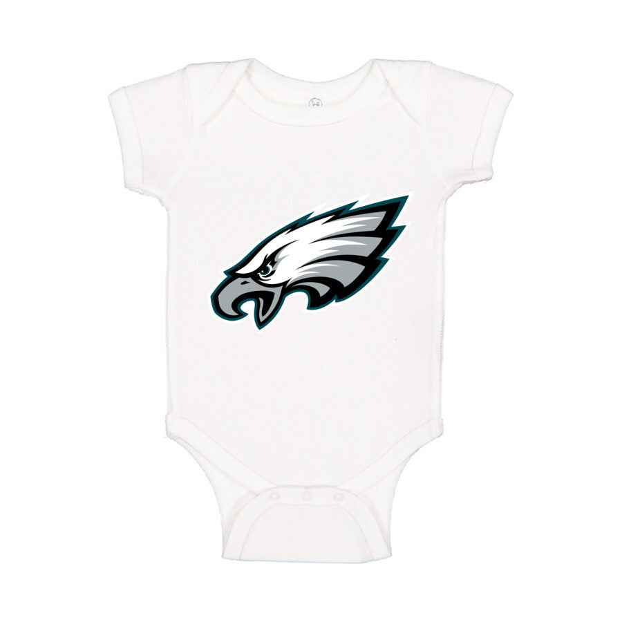 Philadelphia Eagles Baby Romper Onesie - White