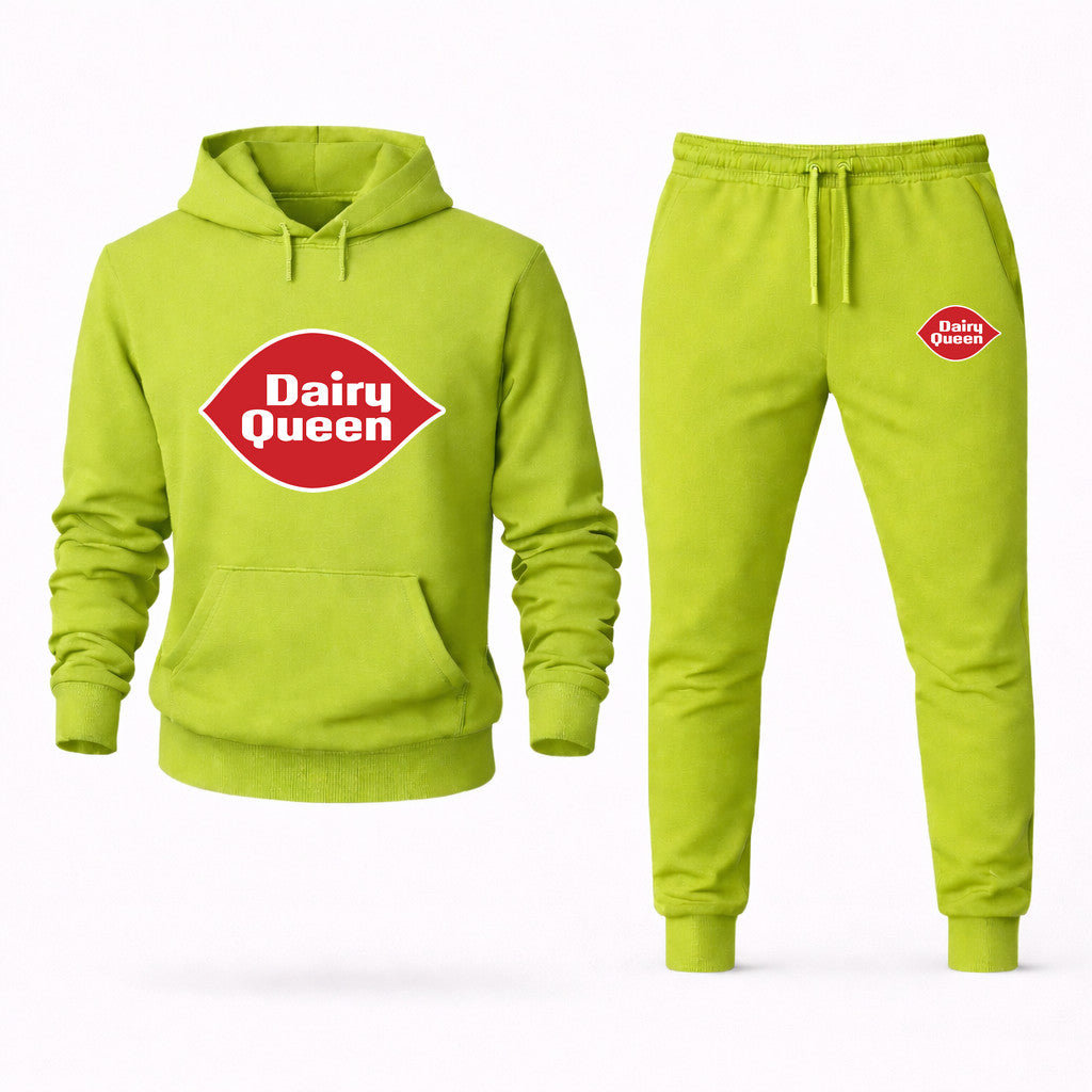Dairy Queen Hoodie and Joggers Set - Lime Green