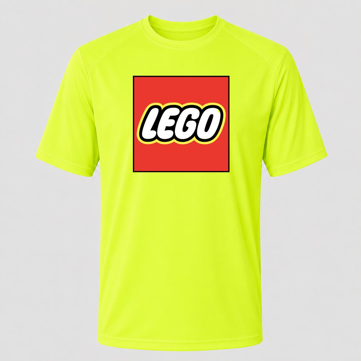 Men's LEGO Performance T-Shirt - Safety Green