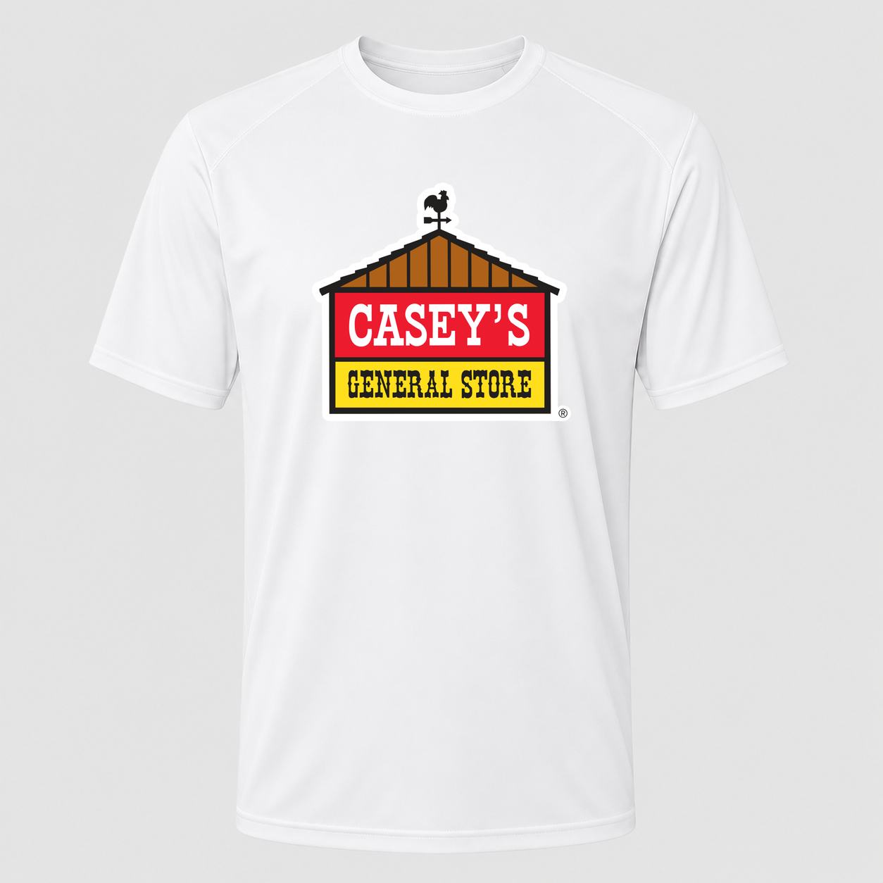 Men's Casey's General Stores Performance T-Shirt - White