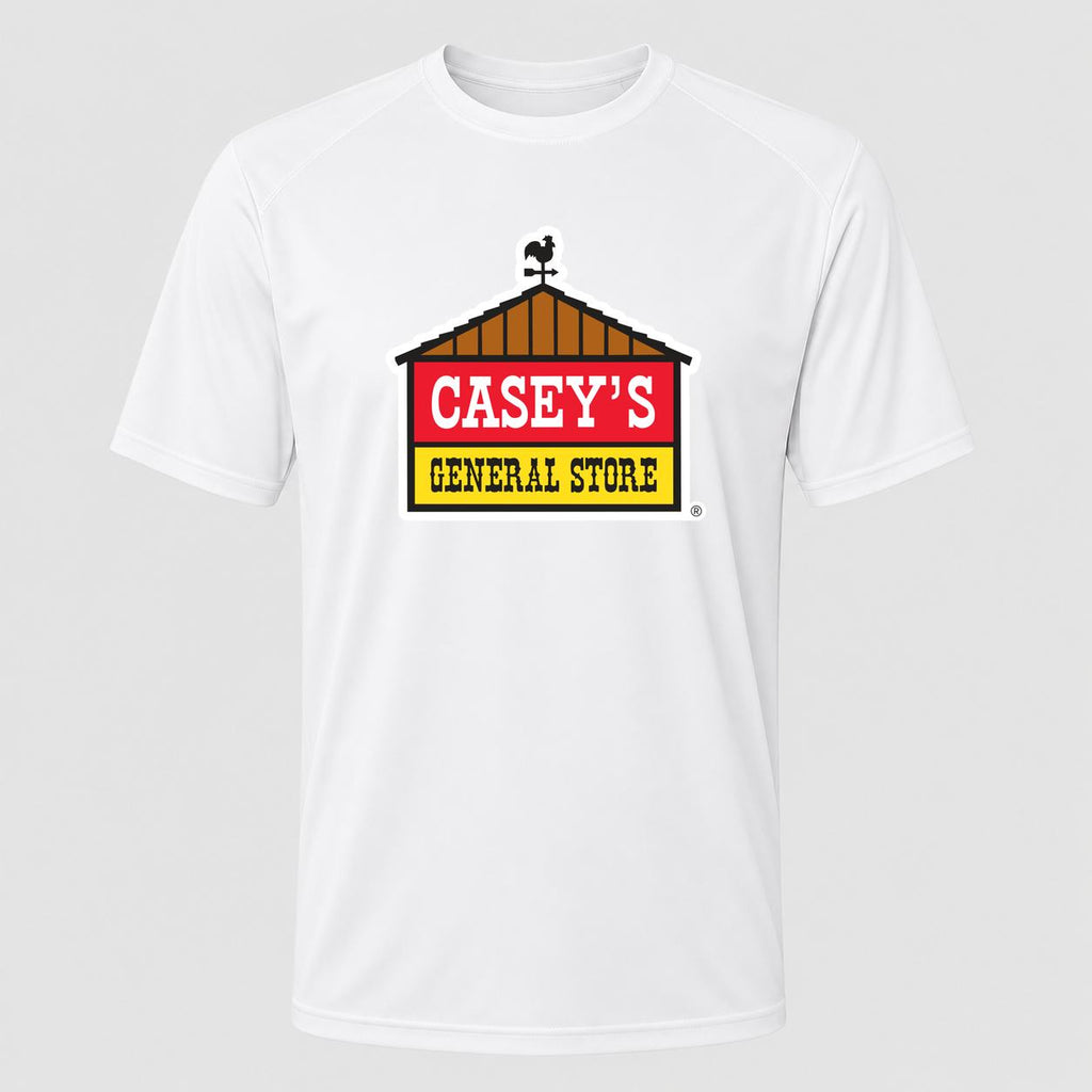 Men's Casey's General Stores Performance T-Shirt - White