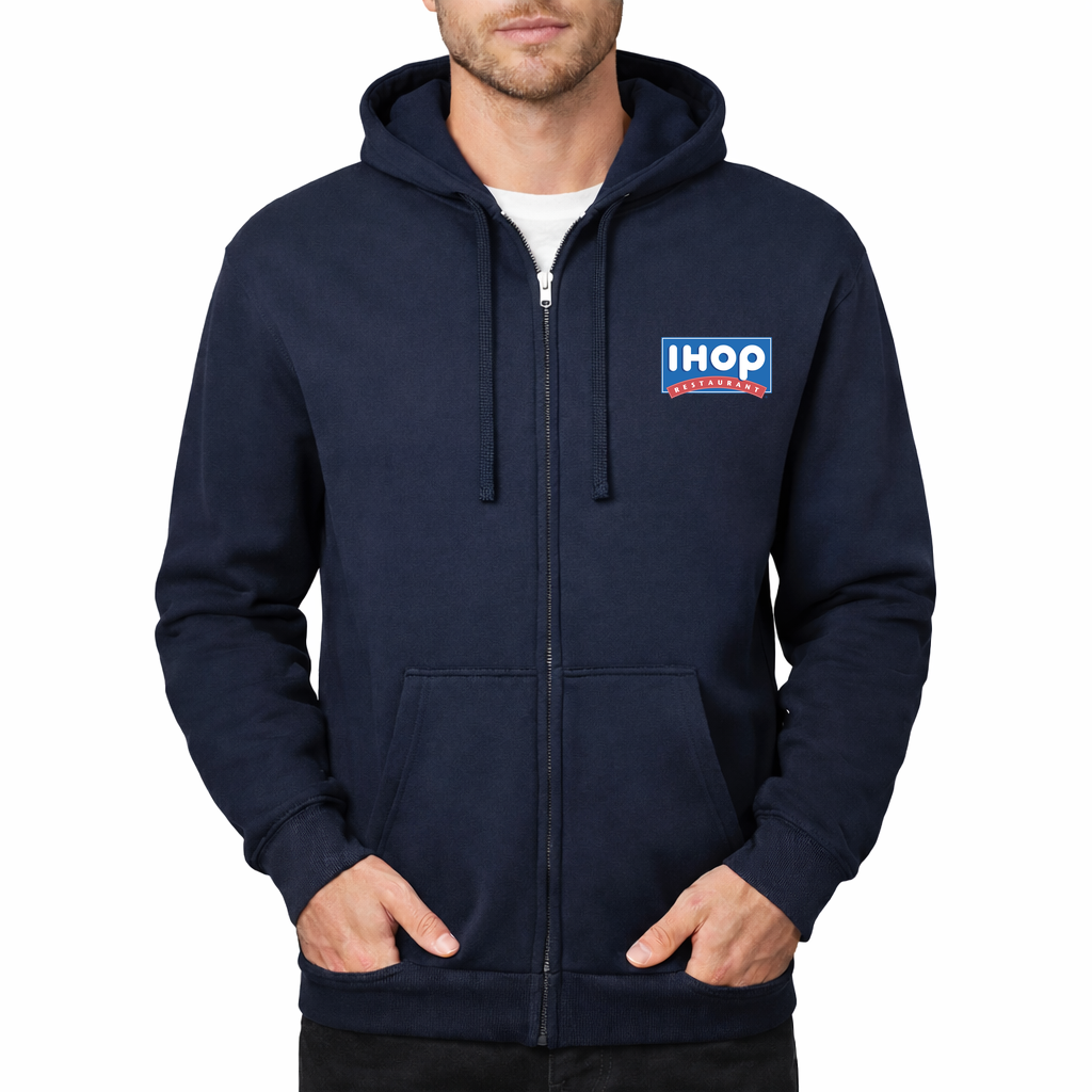 ihop Zipper Hoodie - Navy