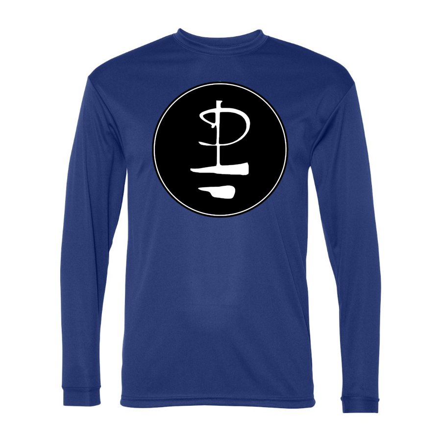 Men's Pink Floyd Polyester Long Sleeve T-Shirt - Royal Blue