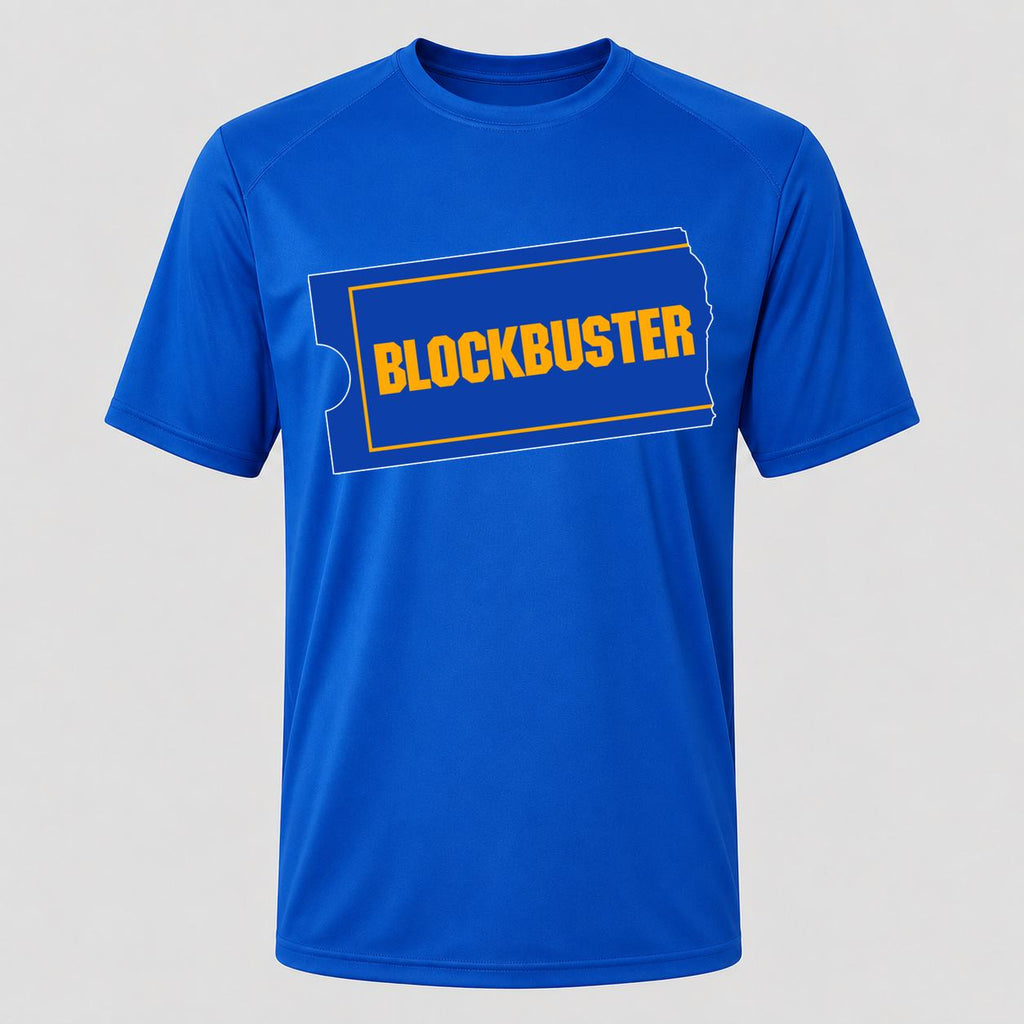 Men's Blockbuster Performance T-Shirt - Royal Blue