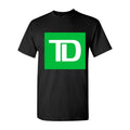 Men's TD Bank logo Cotton T-Shirt - Black