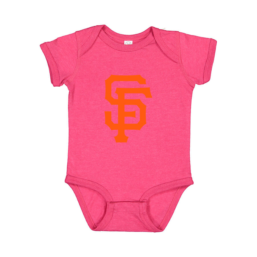 San Francisco Giants Baby Romper Onesie - Pink