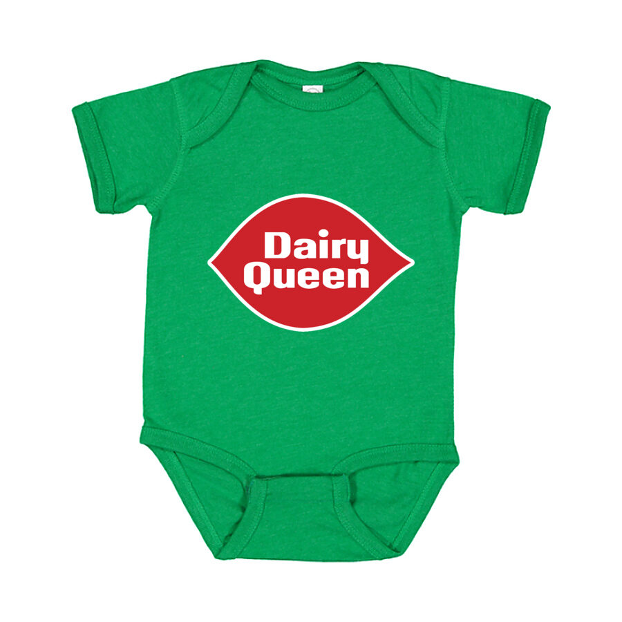 Dairy Queen Baby Romper Onesie - Green