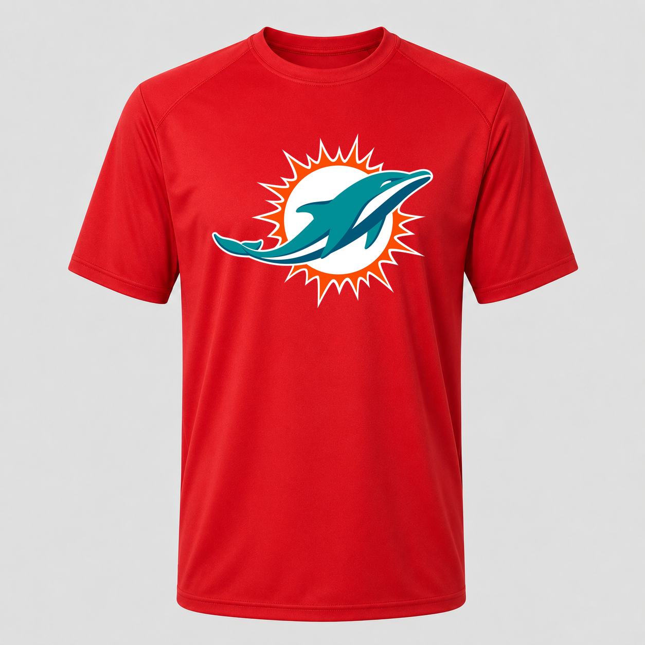 Men's Miami Dolphins Performance T-Shirt - Red
