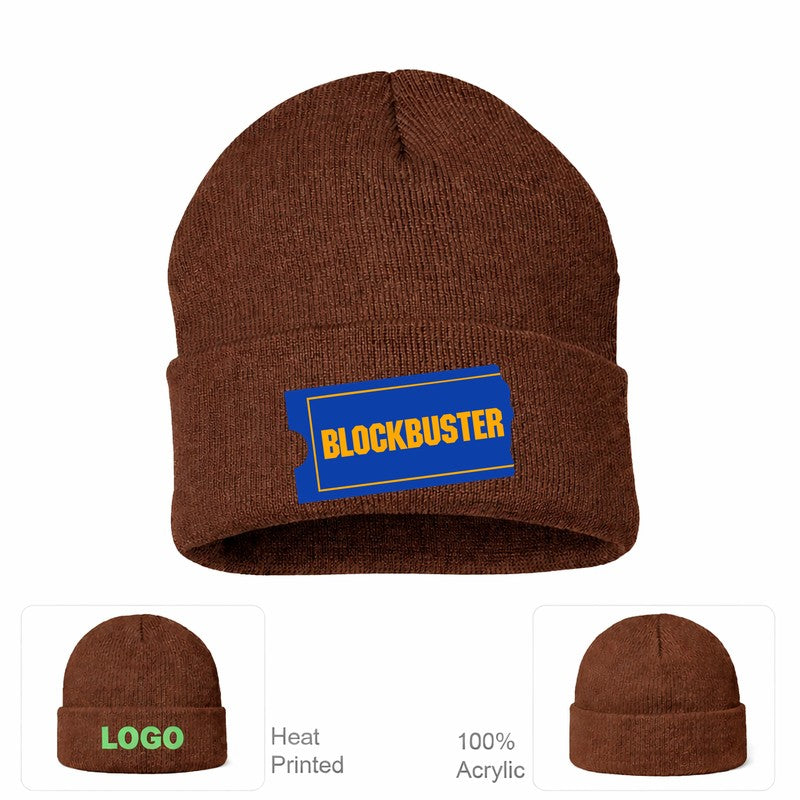 Blockbuster Beanie Hat - Brown