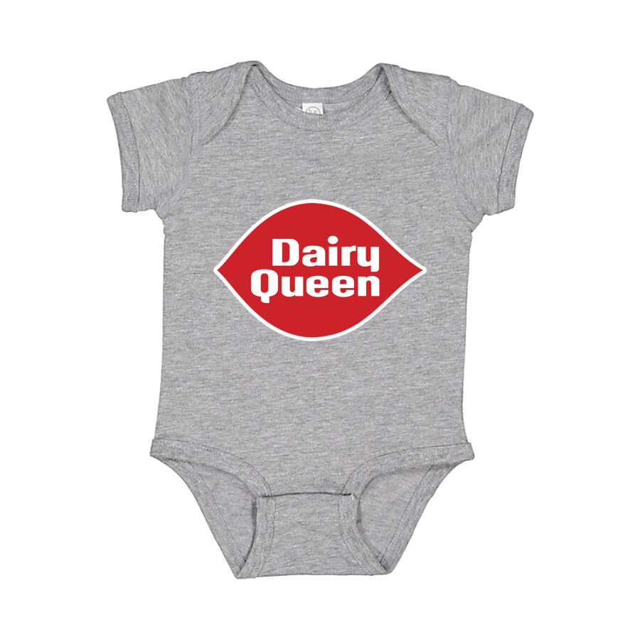 Dairy Queen Baby Romper Onesie - Gray